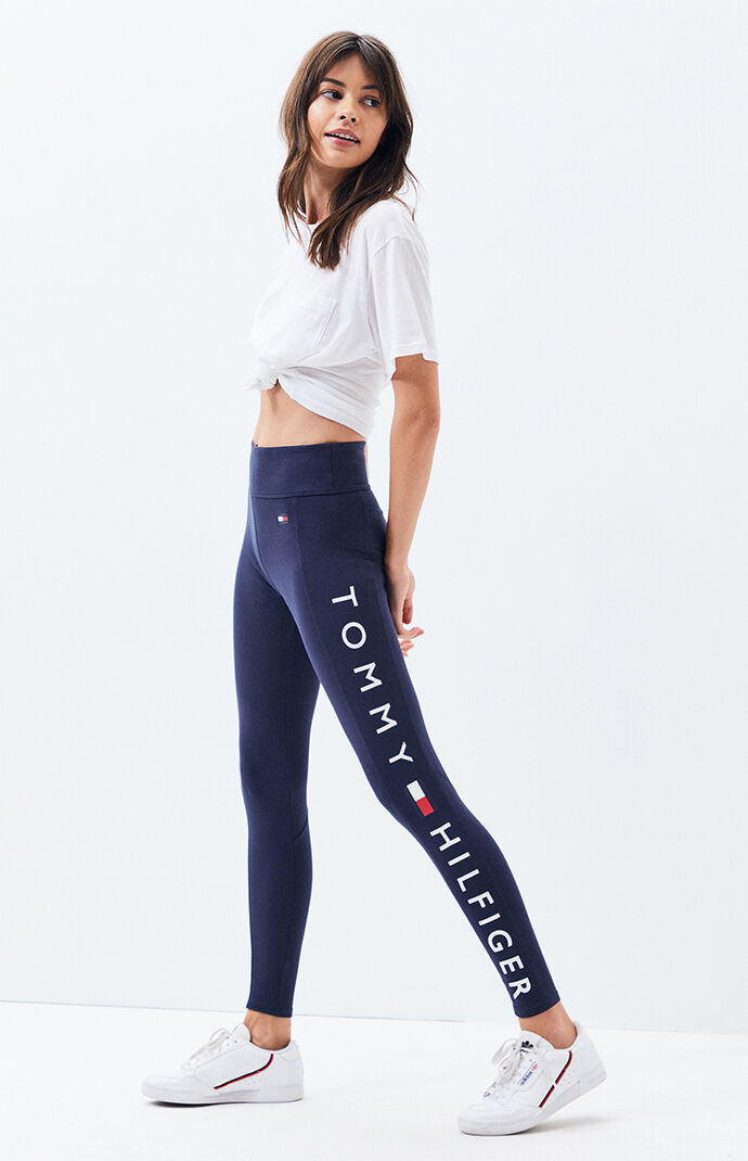 Tommy Hilfiger Side Logo Leggings Pacsun
