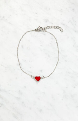 Red Heart Bracelet image number 1