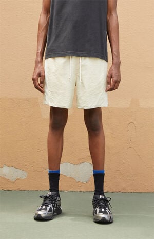 Active Tan Performance Nylon Flight Shorts image number 2