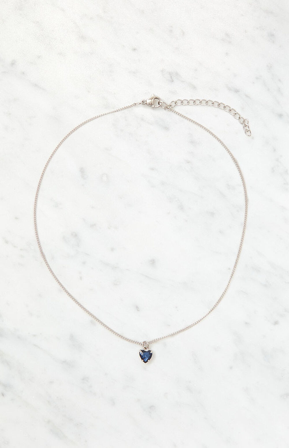 John Galt Stone Heart Necklace PacSun