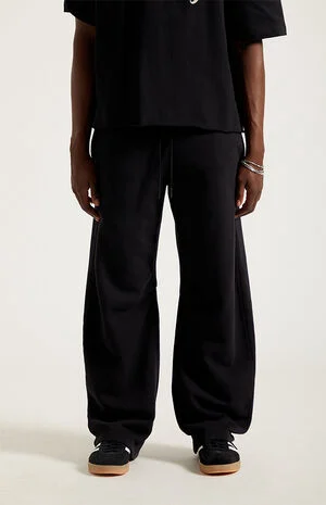 Presley Black Barrel Sweatpants image number 2