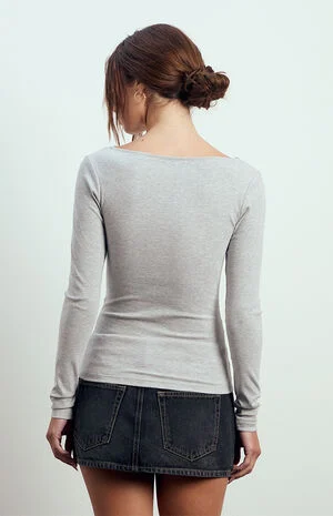 Chloe Ruched Long Sleeve Top image number 4