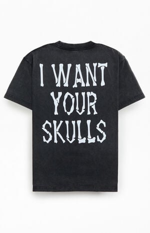 The Misfits Skull Vintage Wash T-Shirt image number 2