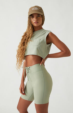 Active Lace-Up Bike Shorts image number 3