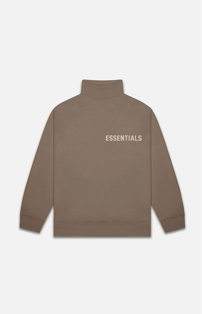 Wood Mock Neck Sweatshirt | PacSun