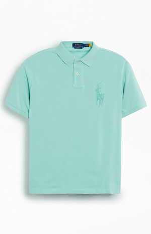 Classic Fit Big Pony Mesh Polo Shirt image number 1