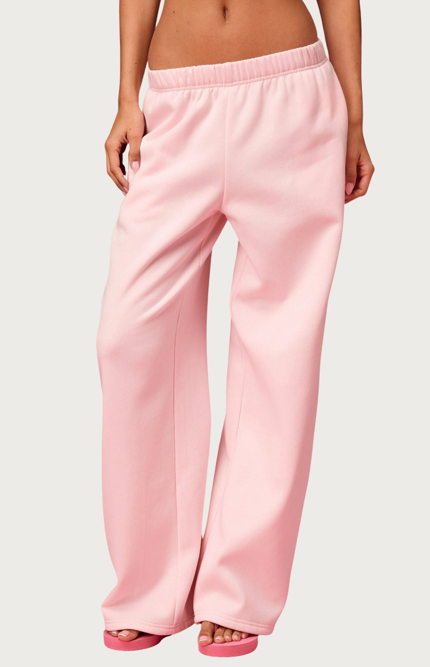 Edikted Hearts Barbie Baggy Sweatpants