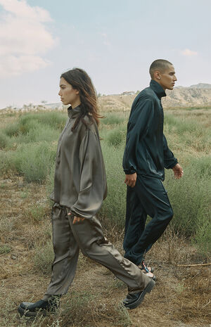 Eco Charmeuse Half-Zip Jacket image number 3