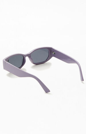 By PacSun Purple Plastic Icon Sunglasses image number 2