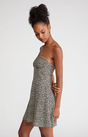 Strapless Fit & Flare Mini Dress image number 3