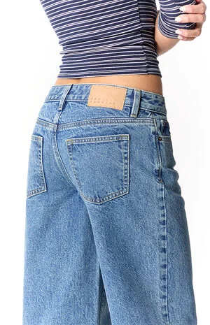 Casey Low Rise Baggy Jeans Medium Blue image number 5
