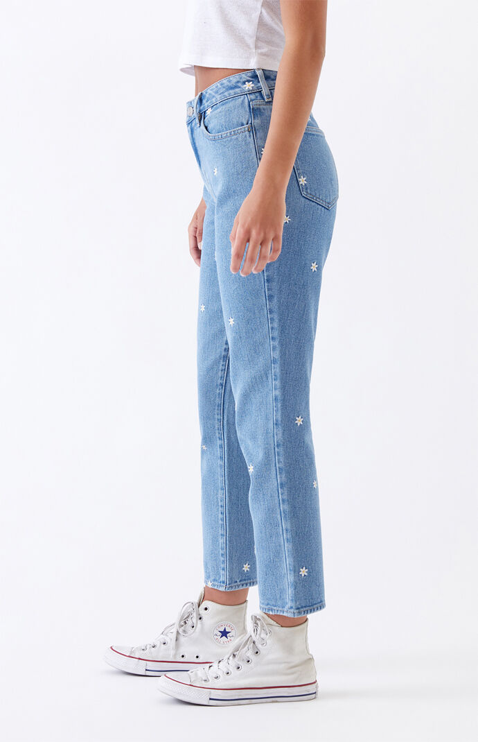 Pacsun raining daisy denim mom shorts store