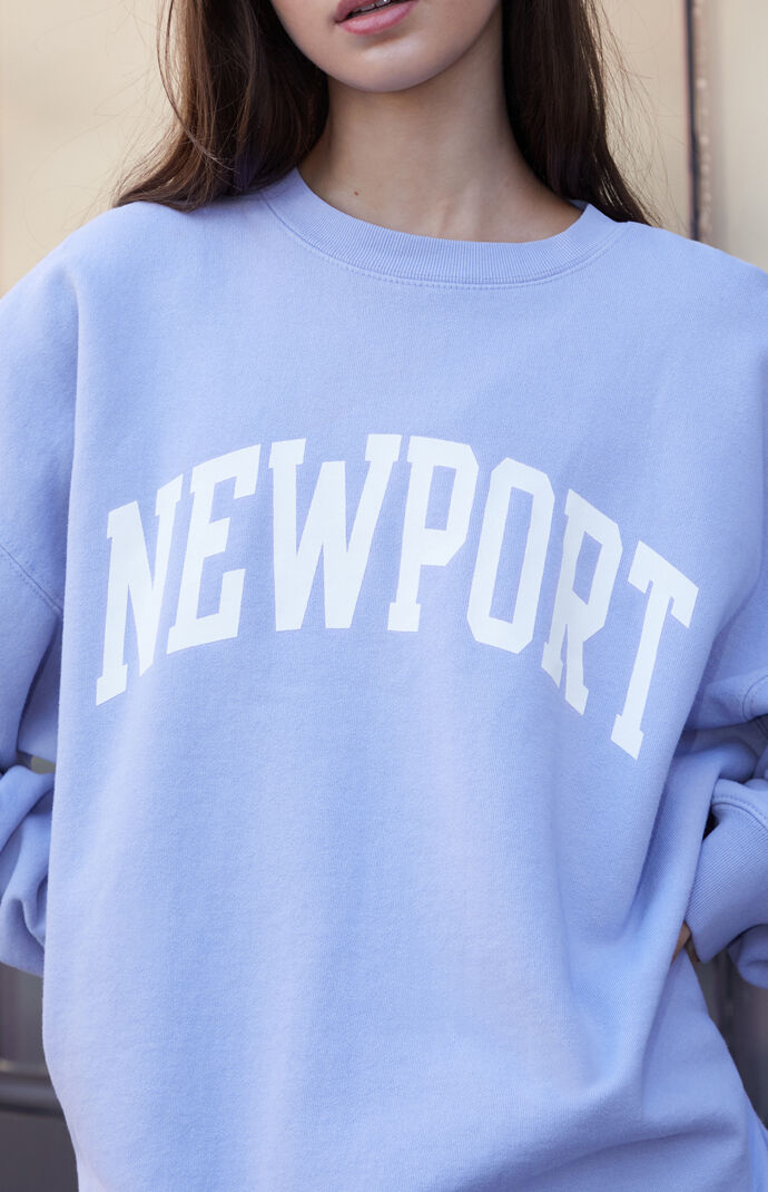 John Galt Light Blue Erica Newport Crew Neck Sweatshirt PacSun