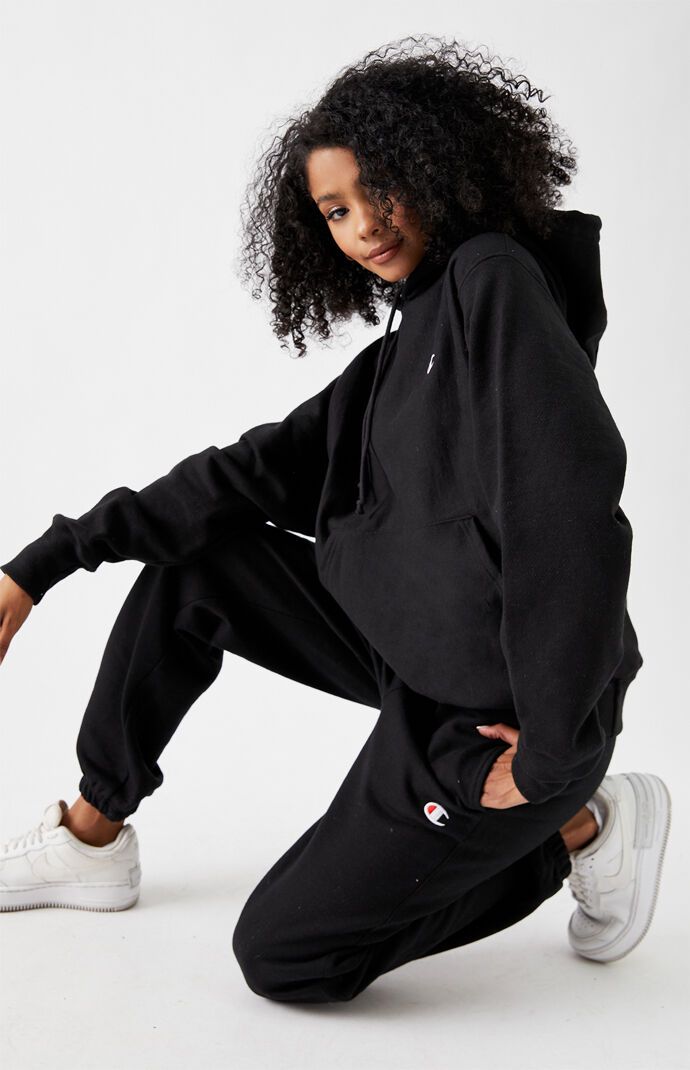 Black champion hoodie pacsun store
