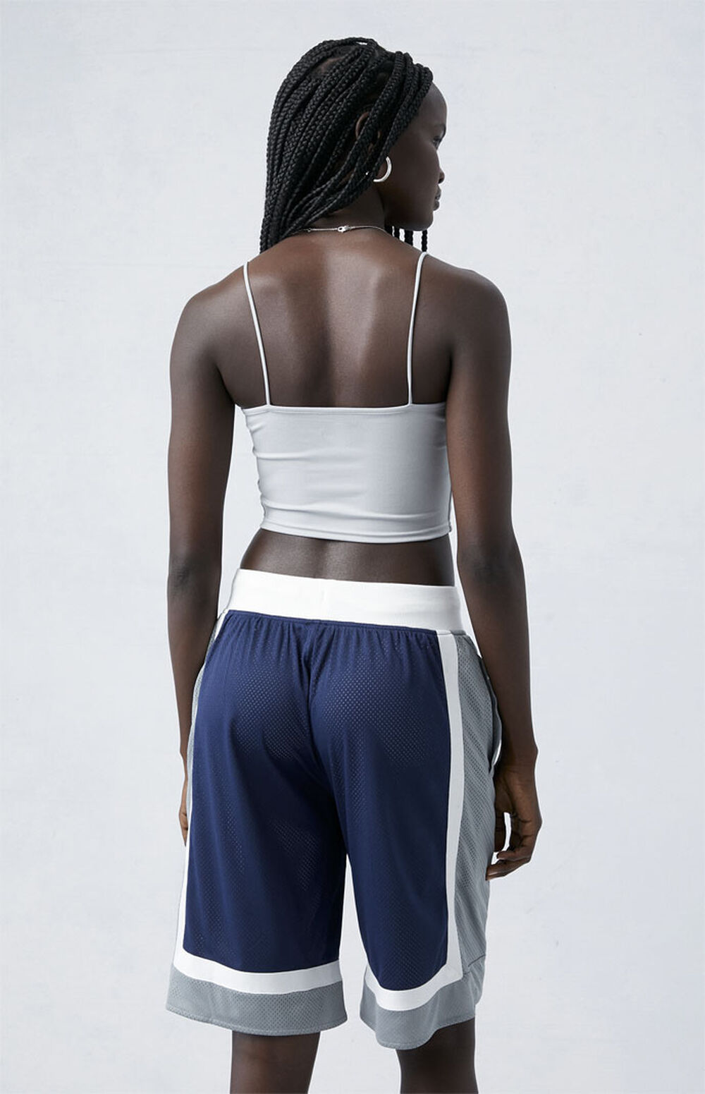 Pacsun Colorblock Longline Basketball Shorts | Pacsun