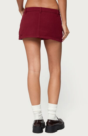 Camelia Denim Mini Skort image number 3