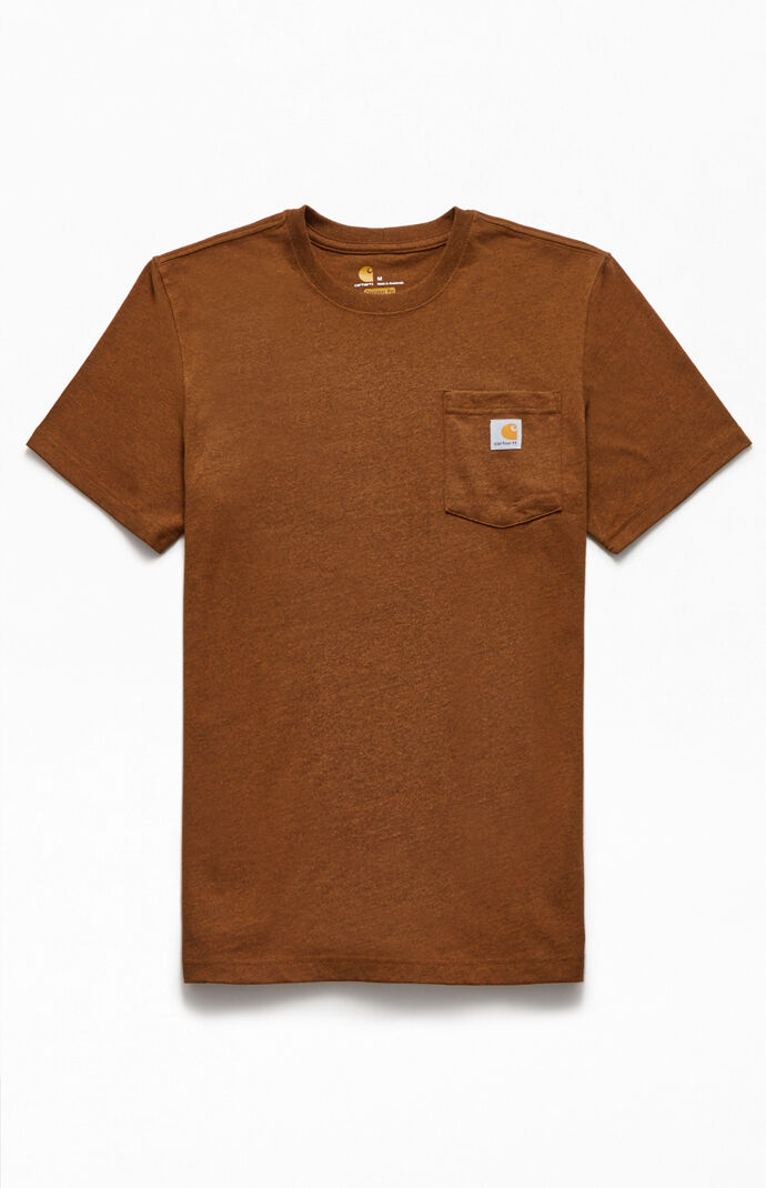 Brown Workwear Pocket T-Shirt