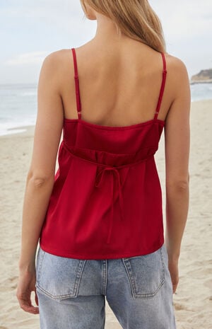 Red Edith Tank Top image number 3