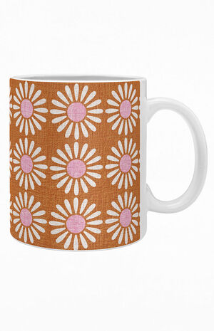 Orange Flower Coffee Mug image number 1