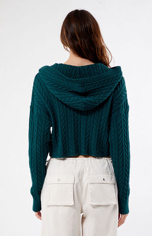 Mini Cable Stitch Hoodie image number 3