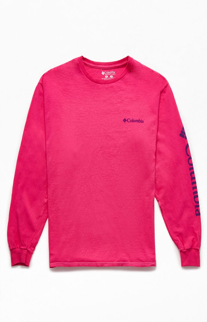 pink long sleeve t shirt