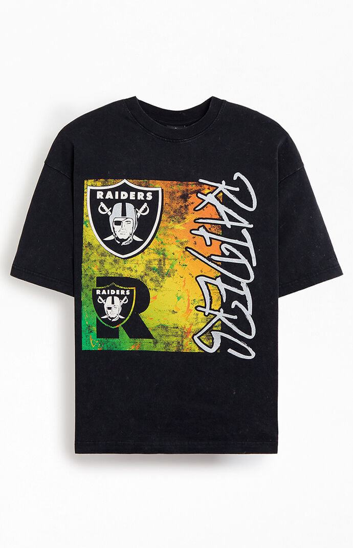 New Era Las Vegas Raiders Logo Mens Short Sleeve Shirt Black