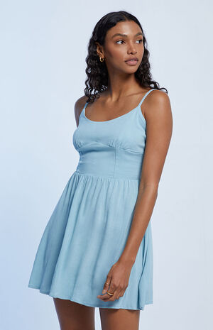 Bustier Fit & Flare Mini Dress image number 1