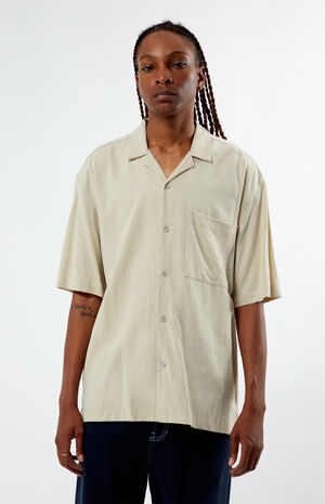 Suede Tencel Camp Shirt image number 1