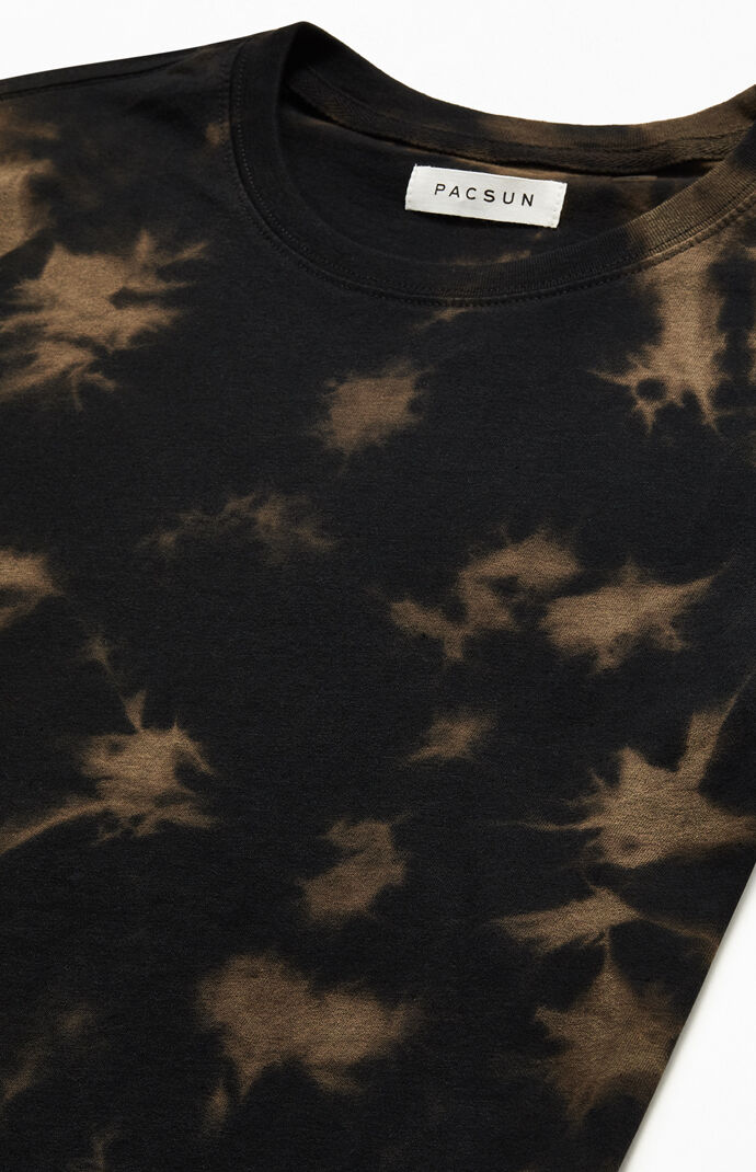 Black Tonal Tie-Dyed T-Shirt
