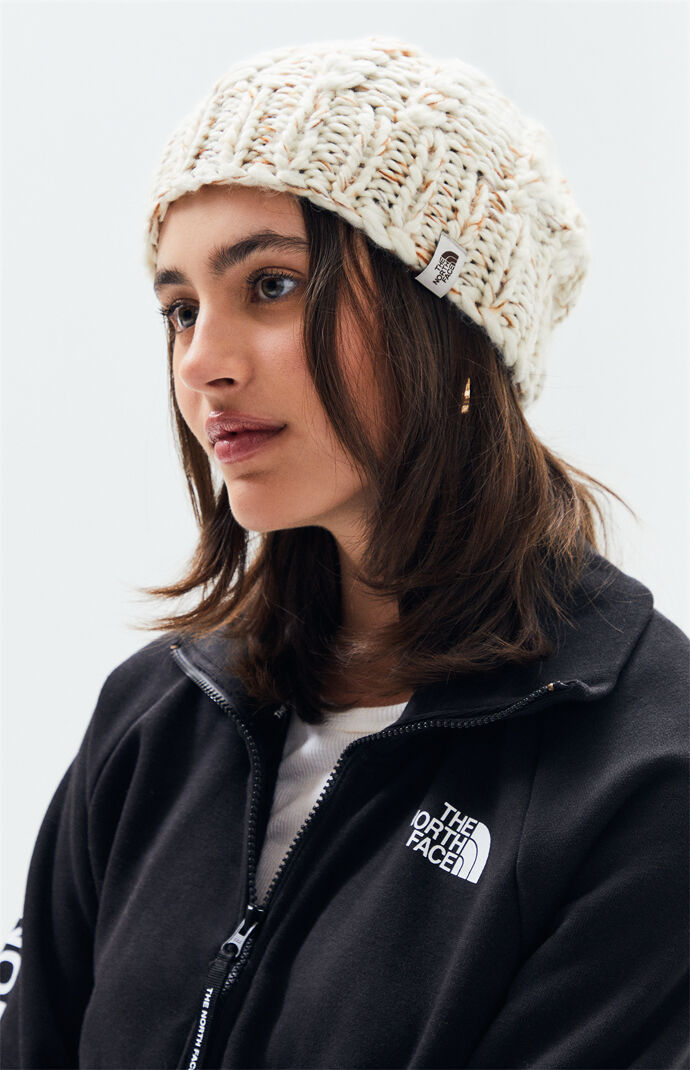 the north face women's chunky knit beanie