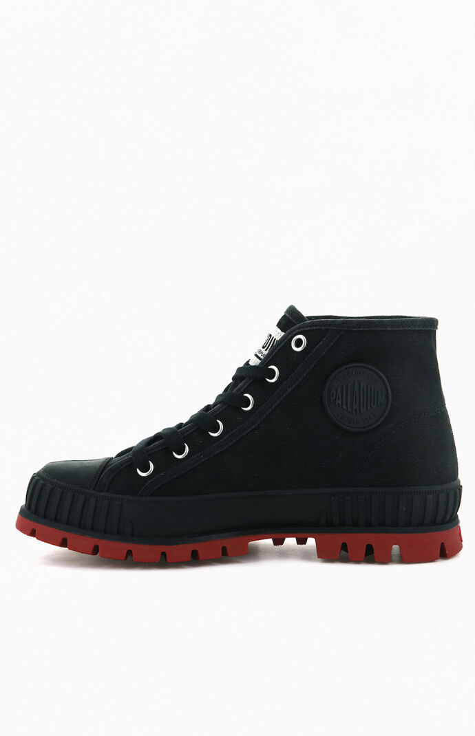 Black & Red Pallashock Mid OG Shoes