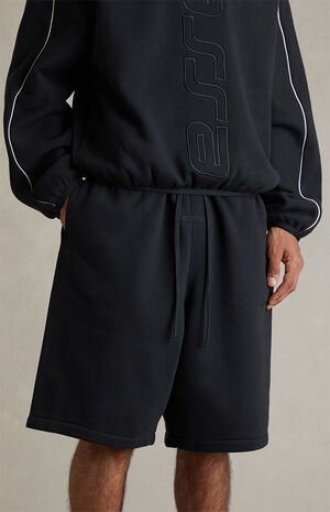 Vintage Black Active Trace Relaxed Sweat Shorts image number 5