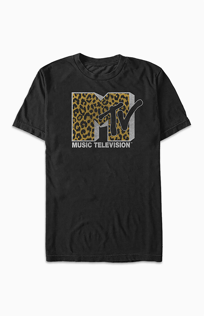 MTV Cheetah Logo Short Sleeve T-Shirt