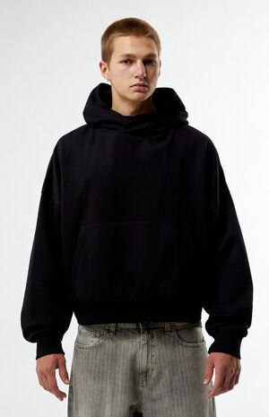 Solid Color Cropped Hoodie image number 2