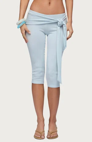 Adara Tie Capri Pants image number 1