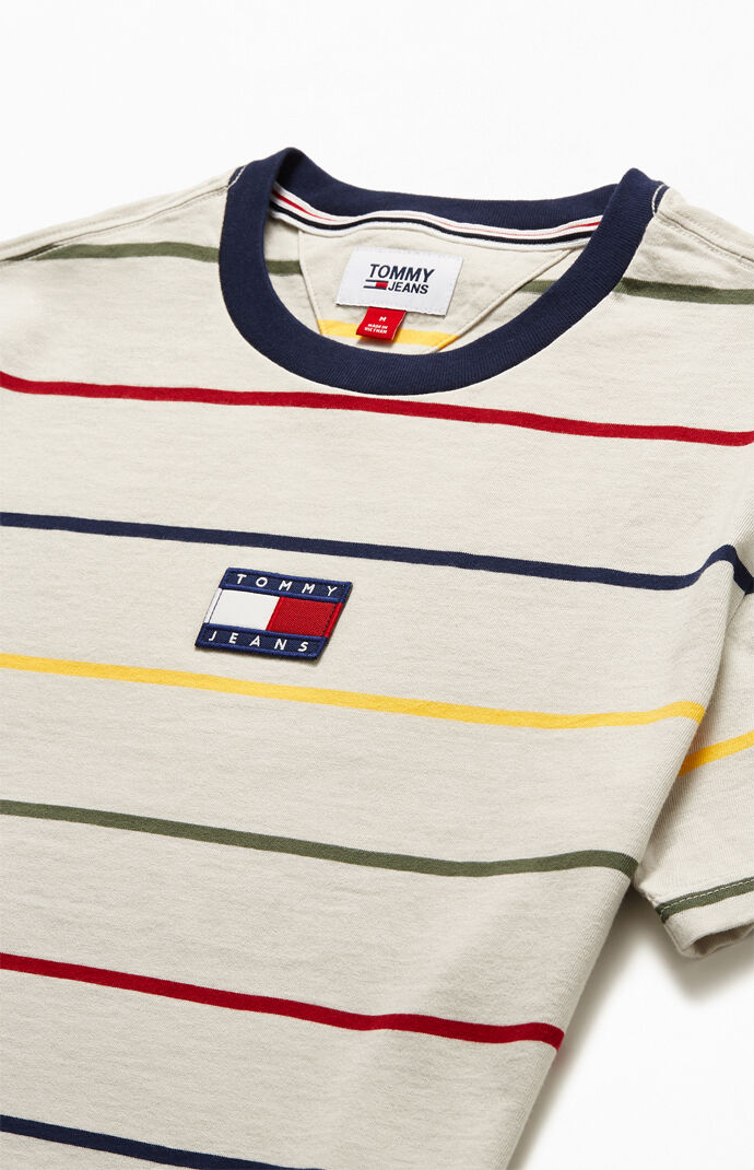 Striped Badge T-Shirt