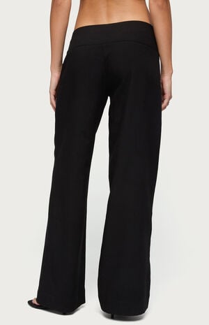 Cerise Buckle Low Rise Baggy Pants image number 3