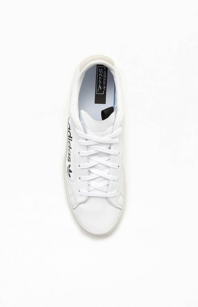Women's White Sleek Sneakers