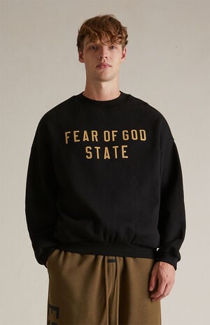 Black Fleece Crew Neck Sweatshirt image number 2