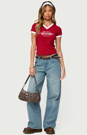 Santa Monica V Neck T-Shirt image number 5