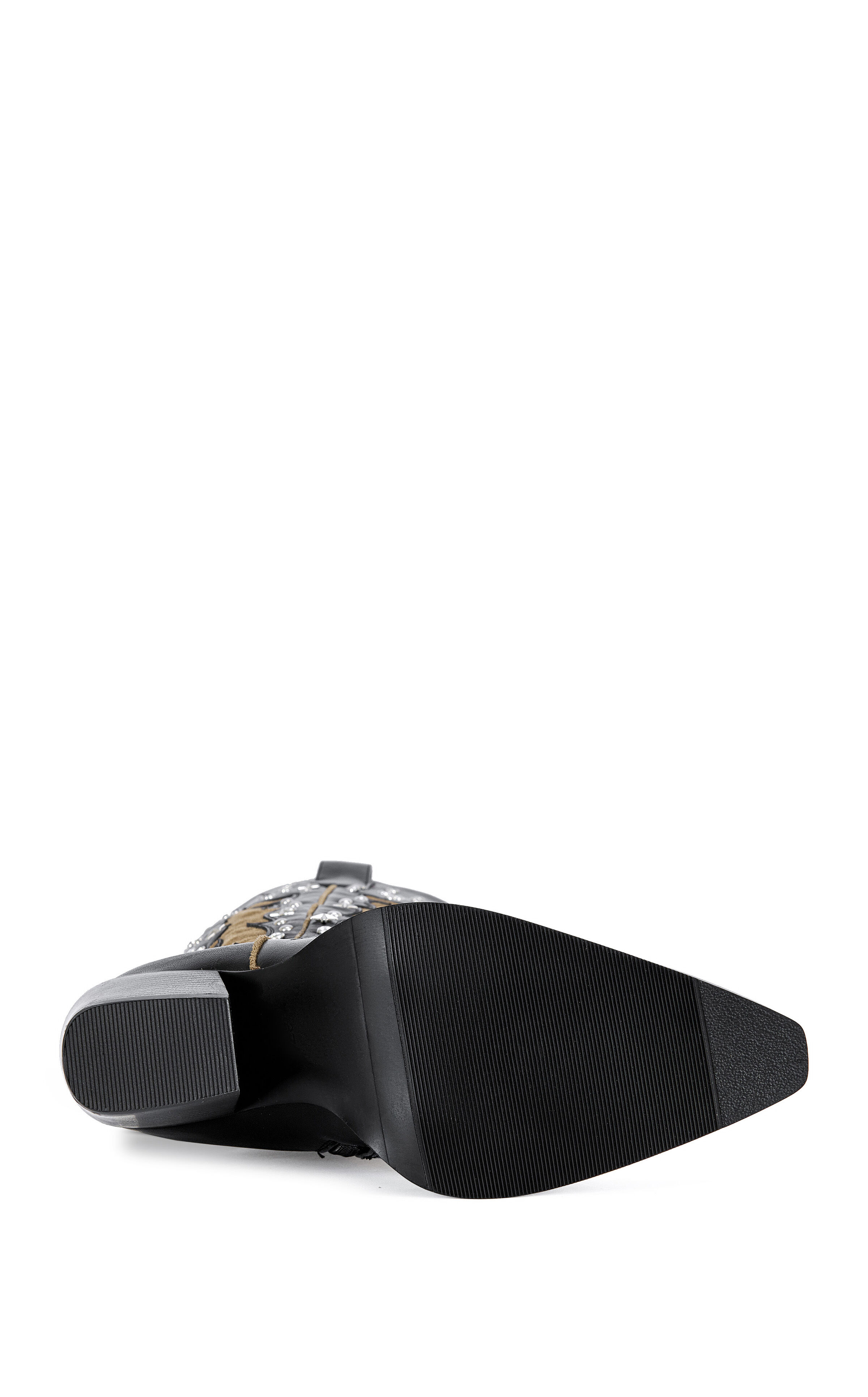 AZALEA WANG Women's Kalpana Black Western Boots