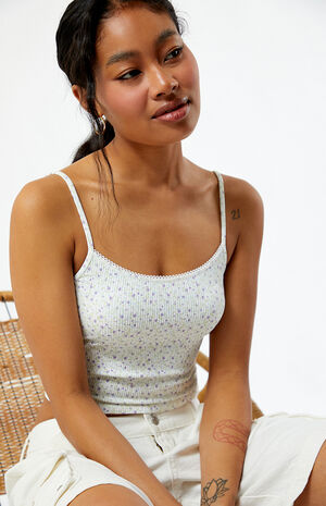 Francia Seamless Picot Tank Top image number 2