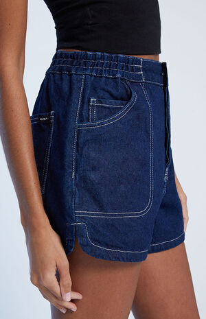 Venice High Waisted Denim Shorts image number 3