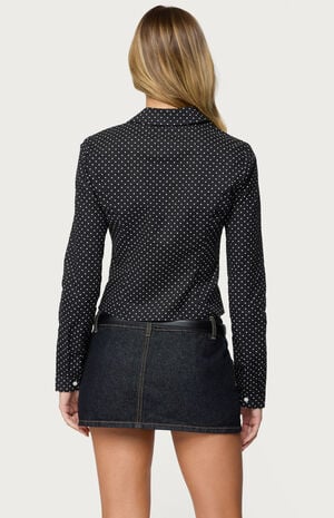 Ilia Polka Dot Button Up Shirt image number 3