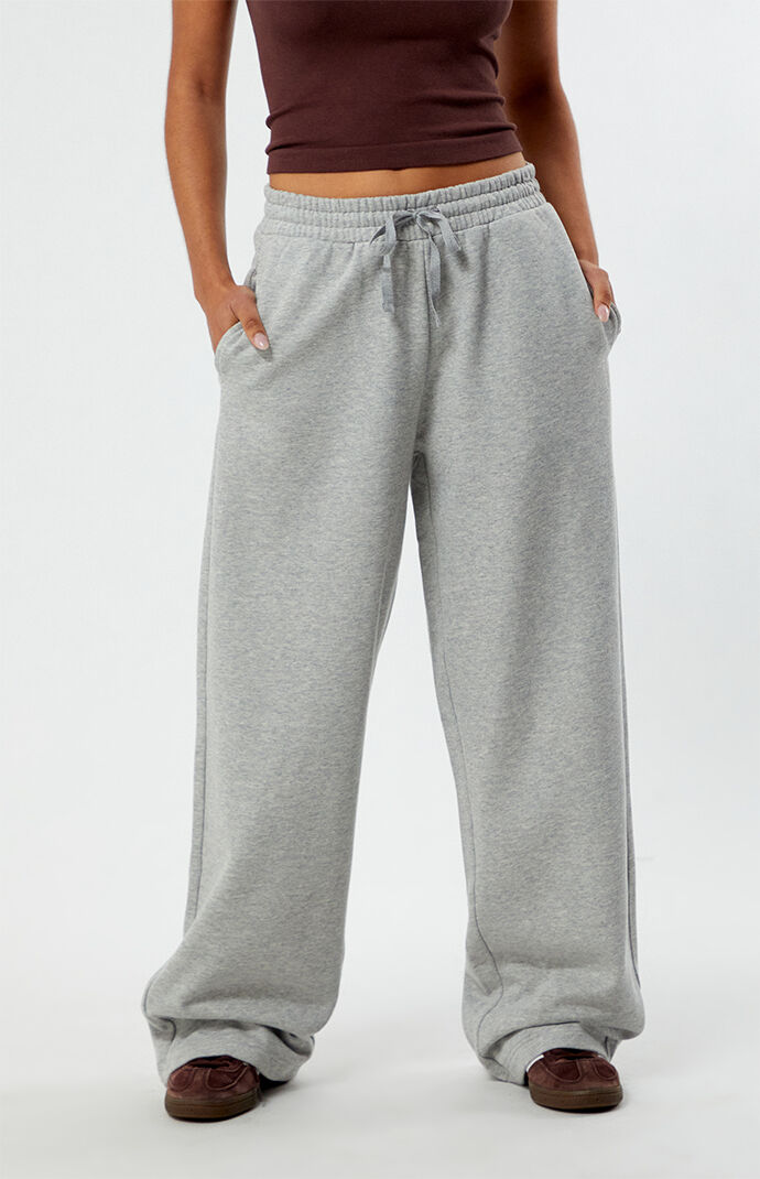 LA Hearts Leopard Star Baggy Sweatpants PacSun