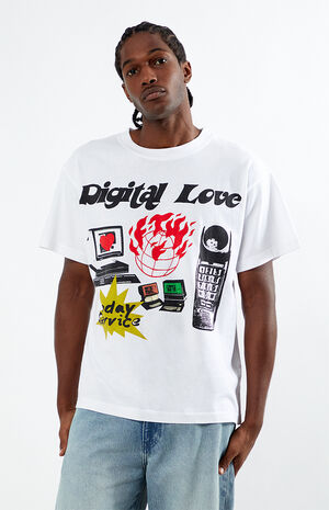 Digital Love Oversized T-Shirt image number 1