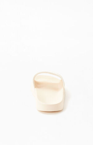 Women's Cream Adilette Lite Slide Sandals image number 3