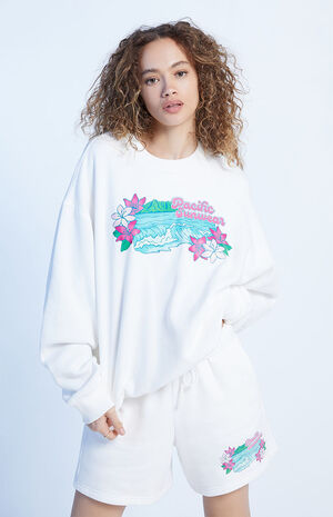 Pacific Sunwear Luau Crew Neck Sweatshirt image number 2
