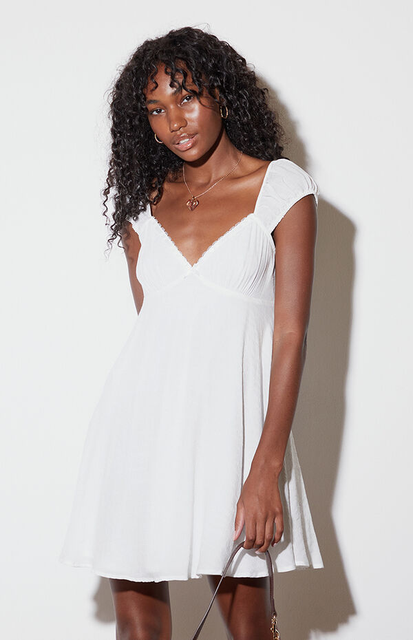 LA Hearts Bow Babydoll Mini Dress PacSun - Main Image