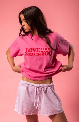 Love Looks Good On You T-Shirt image number 3